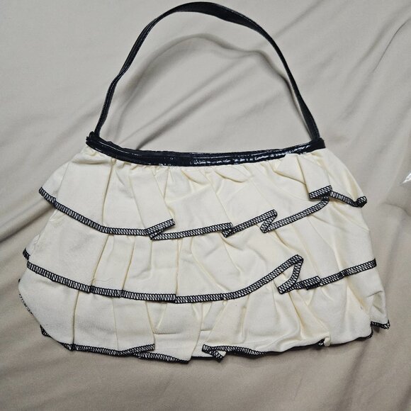 Ruffled handbag - Picture 1 of 3